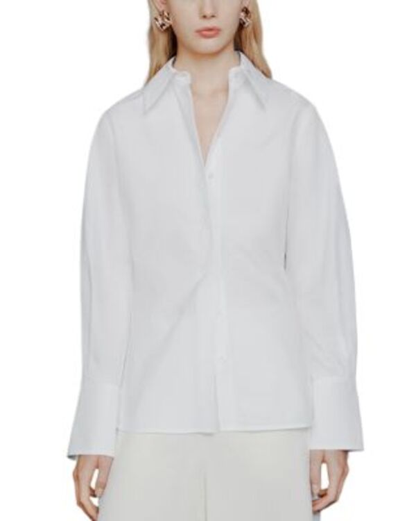 マレーラ レディース トップス シャツ Marella Tie Cuff Shirt Optical White ホワイト｜ReVida 店
