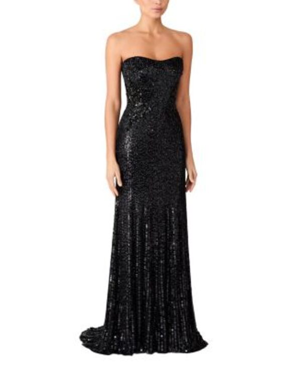 ジェニー・パッカム レディース トップス ワンピース Jenny Packham Topaz Dress Liquorice|ReVida 店