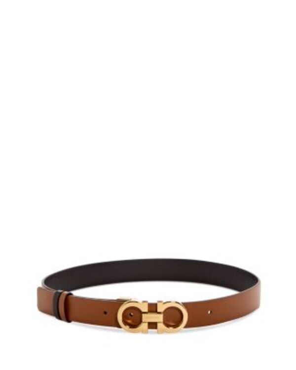 フェラガモ レディース 御徒面子 なめし革 FERRAGAMO Women\u0027s Gancini Slim Reversibleather Belt Sella
