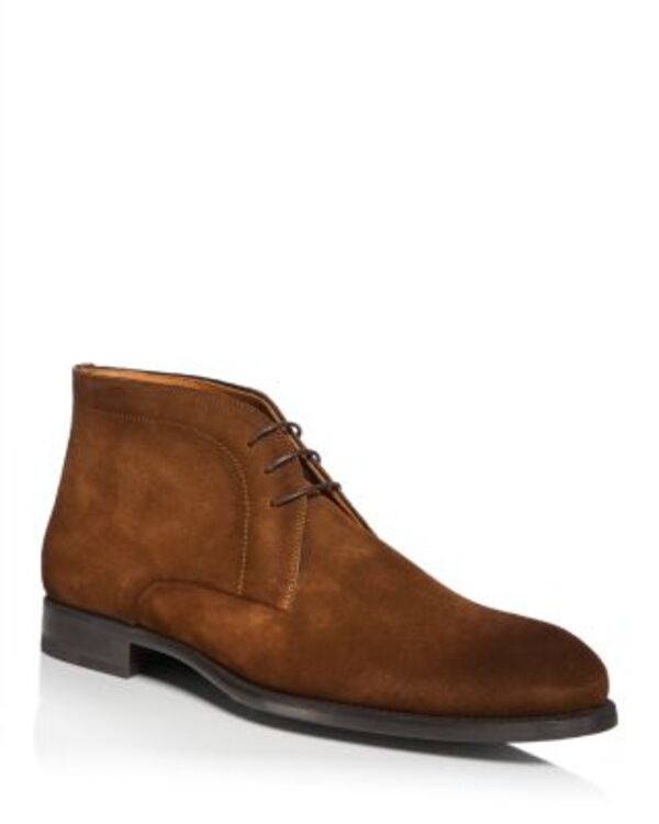マグナーニ メンズ シューズ ブーツ・レインブーツ レース Magnanni Men's Harvey 3 Eyelet Lace Up Chukka Boots - Exclusive Cognac