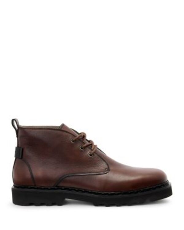 オールセインツ メンズ シューズ ブーツ・レインブーツ スピード競技 ALLSAINTS Men\u0027skiff Lace Up Chukka Boots Chestnut Brown 赤銅色