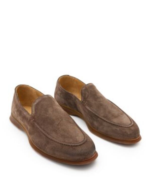 ジョンバルベイトス メンズ シューズ スリッポン・ローファー John Varvatos Men\u0027s Thompson Venetian Loafers Chocolate 黒茶