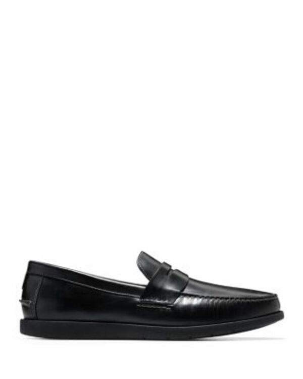 コールハーン メンズ シューズ スリッポン・ローファー Cole Haan Men's Brower Slip On Penny Loafers Black Blac ブラック