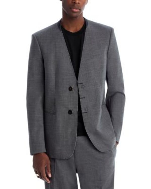 マルタンマルジェラ メンズ アウター ジャケット・ブルゾン ブレザー MM6 Maison Margiela Distressed Blazer Dark Gray グレー