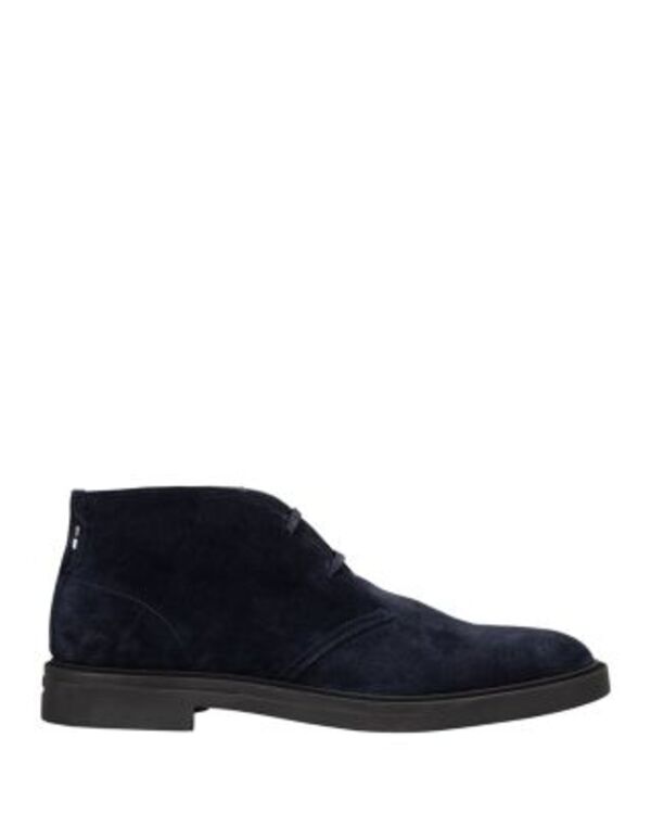 ボス メンズ シューズ ブーツ・レインブーツ スエード Hugo Boss Men's Calev Suedesert Boots Dark Blue ブルー