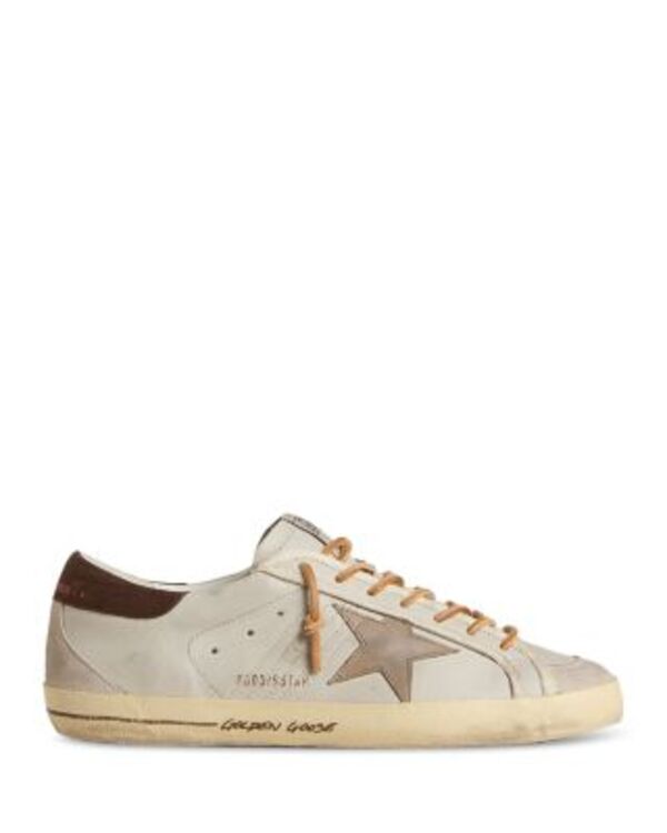 ゴールデングース メンズ シューズ スニーカー レザー Golden Goose Men'super Star Leather Sneakers Grey Cloud グレー