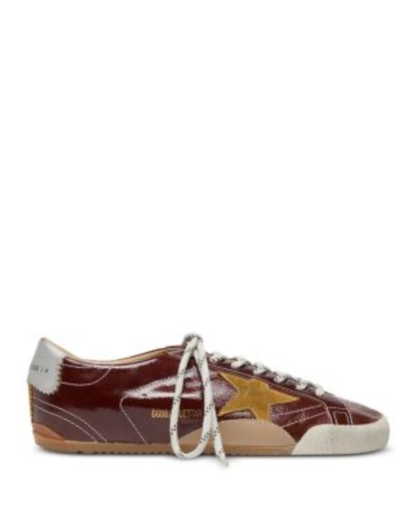 ゴールデングース メンズ シューズ スニーカー レザー Golden Goose Unisex True Star Naplack Leather Sneaker Burgandy｜ReVida 店