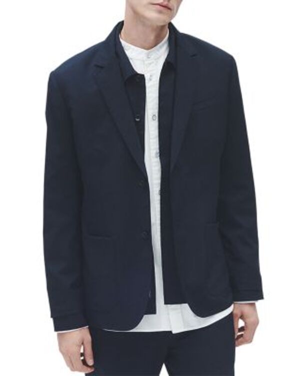 ラグアンドボーン メンズ アウター ジャケット・ブルゾン ウール ブレザー rag & bone Shift Wool Blend Blazer Navy ネイビー|ReVida 店