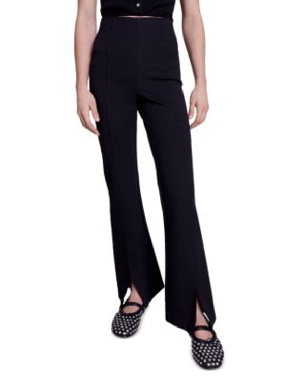 マージュ レディース ボトムス カジュアルパンツ Maje Pomelou Pants Black ブラック｜ReVida 店