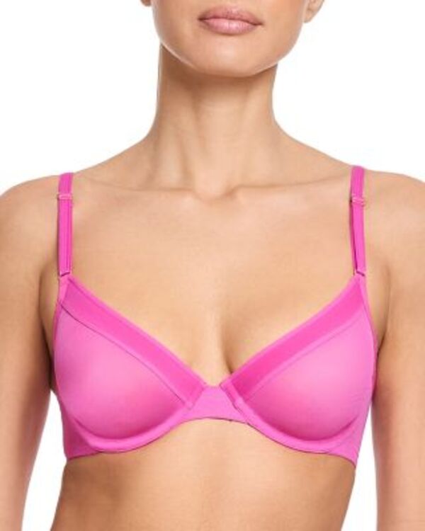 ハンキーパンキー レディース アンダーウェア ブラジャー メッシュ Hanky Panky Unlined Mesh Underwire Bra Black ブラック