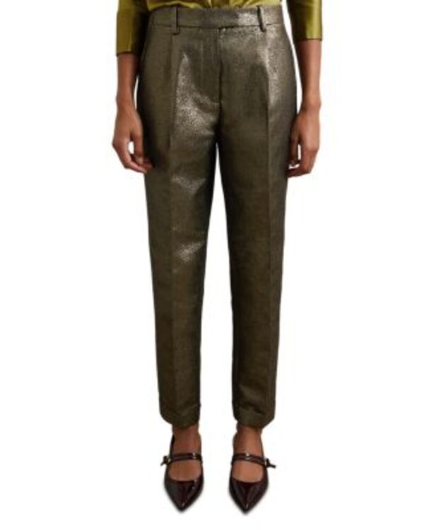 レイス レディース ボトムス カジュアルパンツ REISSparkle Tapered Pants Gold ゴールド