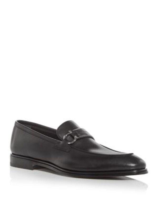 フェラガモ メンズ シューズ スリッポン・ローファー FERRAGAMO Men's Turner Gancini Loafers Nero|ReVida 店