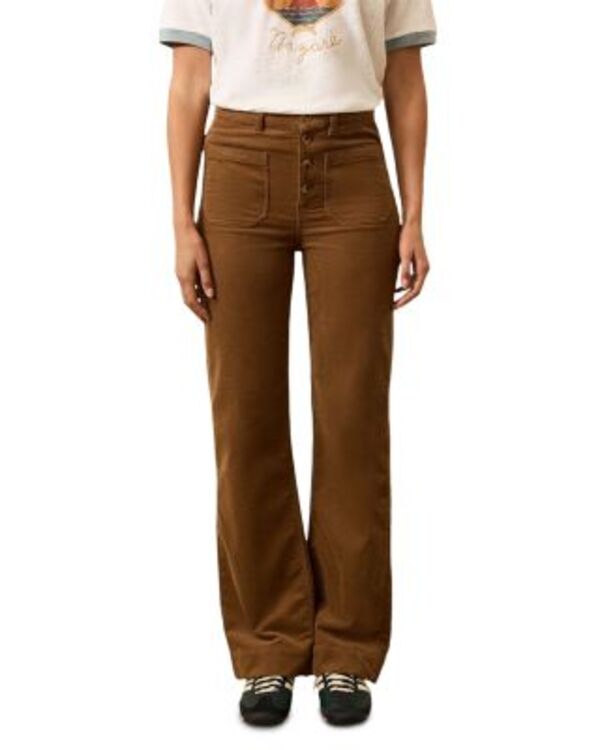 ファレティ レディース ボトムス カジュアルパンツ パイル Faherty Terry Cord Patch Pocket Pants Cord Brown ブラウン|ReVida 店