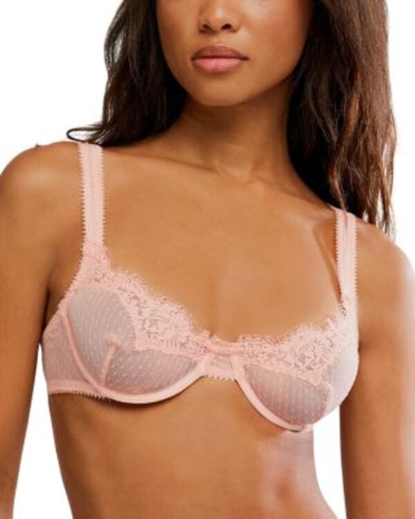 フリーピープル レディース アンダーウェア ブラジャー Free People Fiona Demi Underwire Bra White Alyssum ホワイト