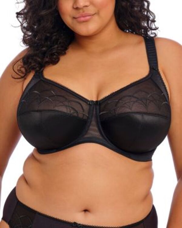 猥りがましいミ レディース アンダーお召しもの ブラ Elomi Cate Underwire Bra Black 黒いこと ブラジャー-インナー・下着・ナイトウェア-レディース