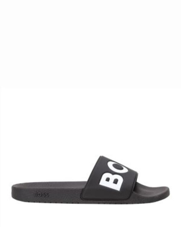 ボス メンズ シューズ サンダル BOSS Men's Aryeh Slide Sandals Black ブラック