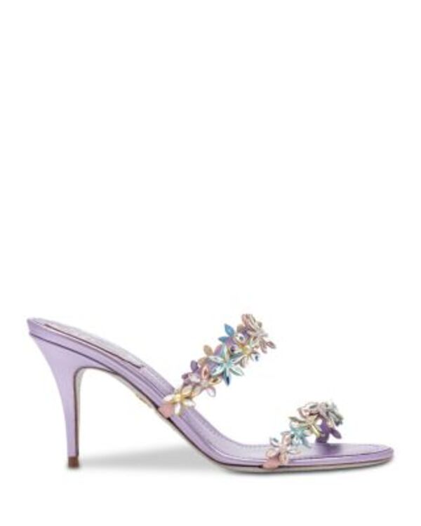 レネ・カオヴィラ レディース シューズ サンダル Rene Caovilla Women's Embellished Sandals Lilac Satin ライラック