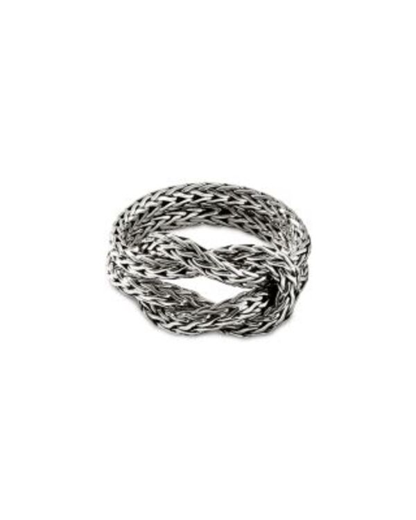 ジョン・ハーディー レディース アクセサリー リング JOHN HARDY Sterling Silver Love Knot Weave Ring Silver シルバー