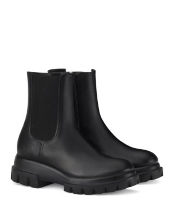 エージーエル レディース シューズ ブーツ・レインブーツ プラットフォーム AGL Women Chunky Beat Stretch Platform Booties Nero