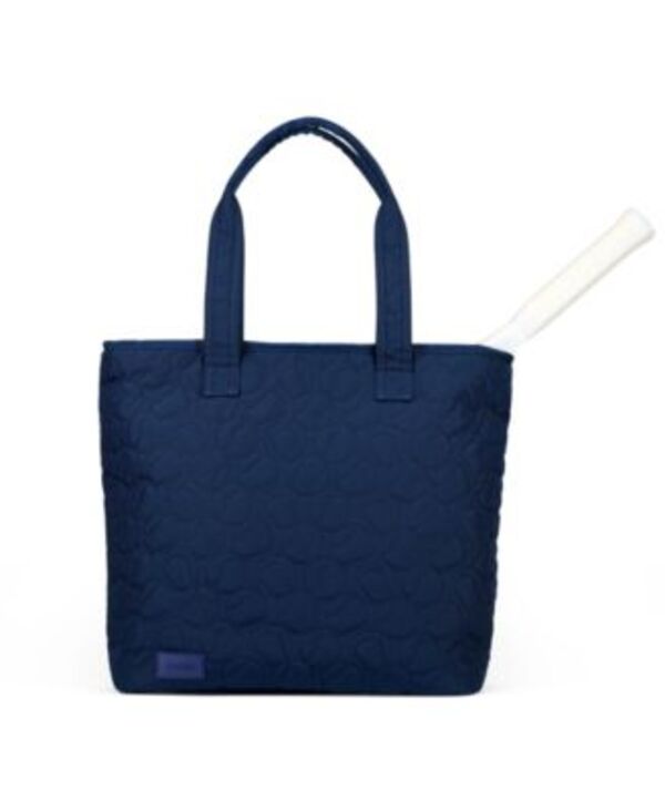 アメアンドルル レディース バッグ Ame & Lulu Tennis Court Carryall Navy Quilted Tennis Balls ネイビー