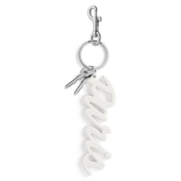 バレンシアガ レディース バッグ Balenciaga Paris Charm/Keychain White ホワイト