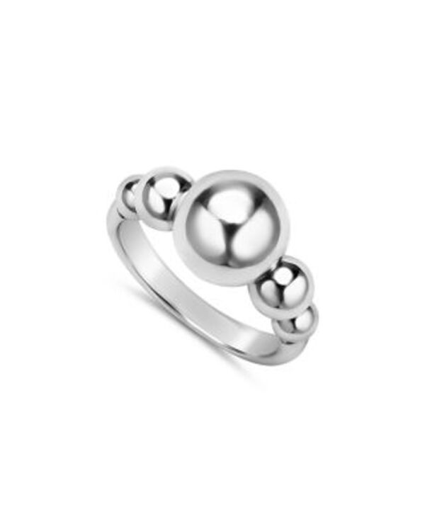 ラゴス レディース アクセサリー リング LAGOSterling Silver Caviar Bubbly Beaded Ring Silver シルバー｜ReVida 店
