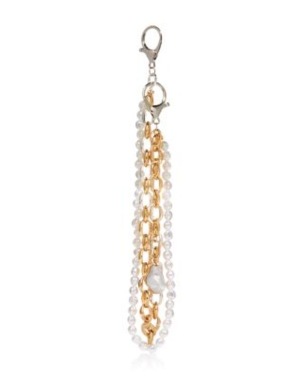 アクア レディース バッグ AQUA Two-Tone Imitation Pearl Bag Charm - Exclusive Multi マルチカラー