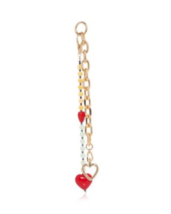 アクア レディース バッグ AQUA Chain Heart Bag Charm - Exclusive White ホワイト
