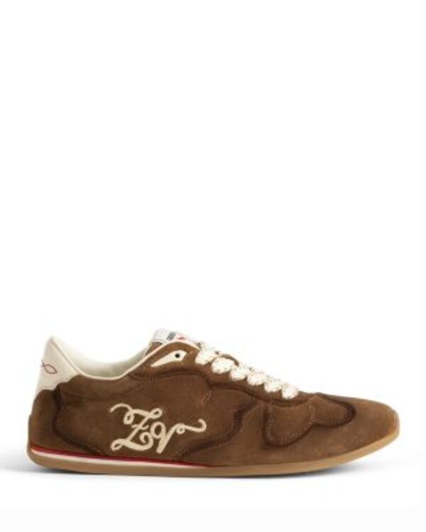 ザディグ エ ヴォルテール レディース シューズ スニーカー スエード Zadig & Voltaire Women'suede Dance Sneakers Cognac