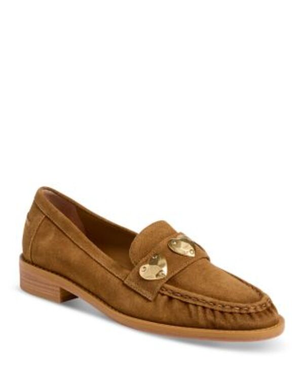 サンク ア セプト レディース シューズ スリッポン・ローファー Cinq ? Sept Women\u0027s Gretta Embellished Heart Loafers Golden Sienna