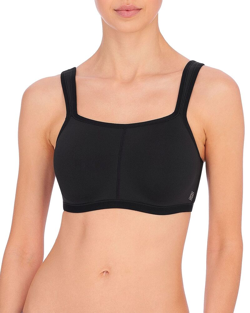 ナトリ レディース アンダーウェア ブラジャー Natori Yogi Contour Convertible Sports Bra Black ブラック｜ReVida 店