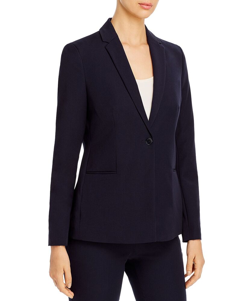 ティー・タハリ レディース アウター ジャケット・ブルゾン ブレザー Tahari One-Button Blazer - Exclusive Navy ネイビー