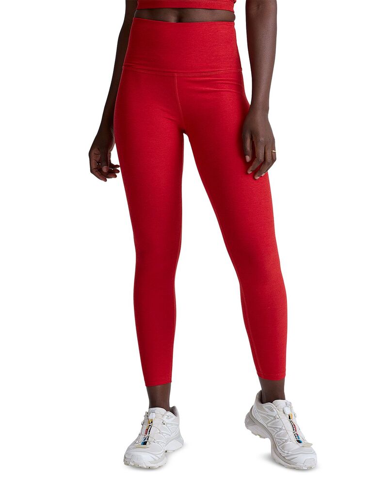 ビヨンドヨガ レディース ボトムス レギンス midi Beyond Yoga Spacedye Caught In The Midi High Waisted Legging Holly Red 赤いこと