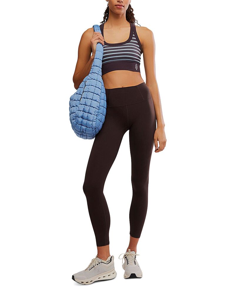 フリーピープル レディース ボトムス レギンス Free People Never Better 7/8 Leggings Chocolate 黒茶