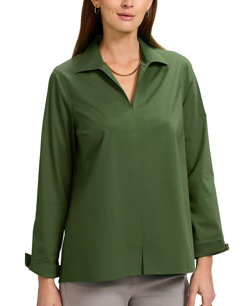 フォックスクラフト レディース トップス シャツ Foxcroft Agnestretch Shirt Basil