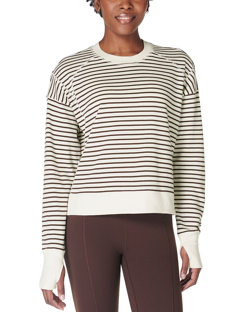 スウェッティベティ レディース アウター パーカー・スウェット プルオーバー Sweaty Betty After Class Crop Sweatshirt Lily/Sable