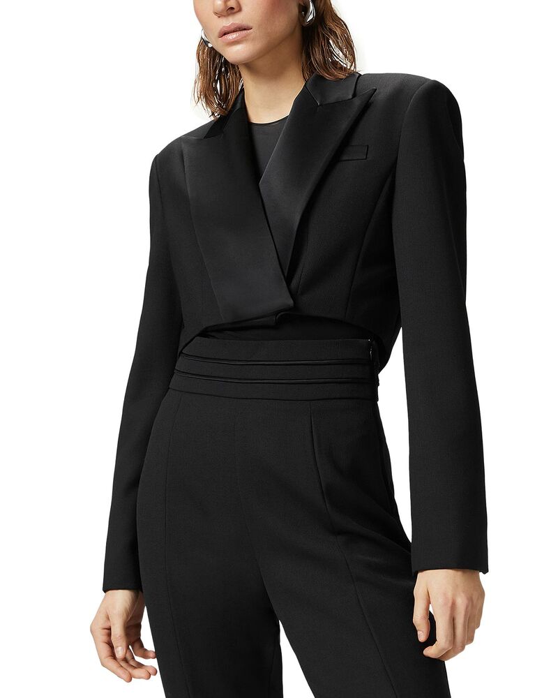 ピンコ レディース アウター ジャケット・ブルゾン シャツ PINKO Spencer Shirt Cut Jacket Limo Black ブラック