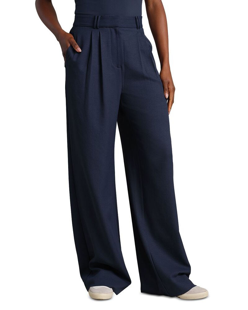 ローヌ レディース ボトムス カジュアルパンツ ワイドレッグ Rhone Horizon Wide Leg Pants Navy Blue ネイビー