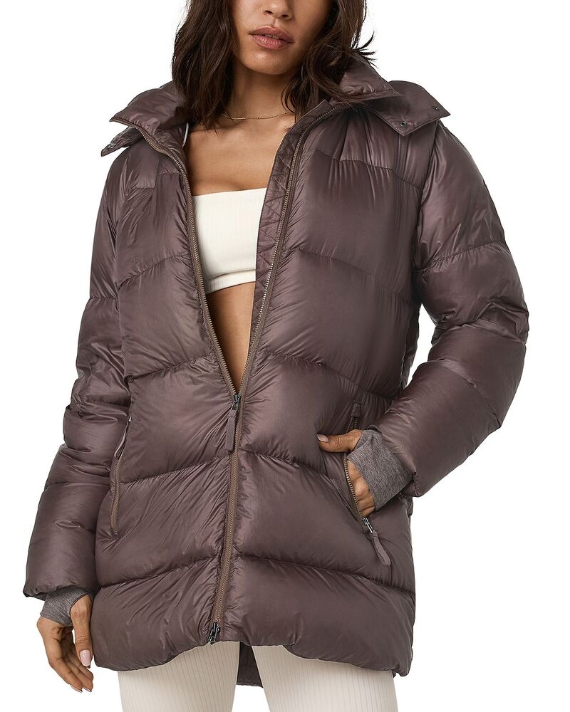 ビュオーリ レディース アウター ジャケット・ブルゾン ダウン Vuori Coordinate Long Down Jacket Huckleberry Heather ヘザー｜ReVida 店