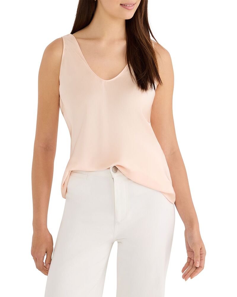 ニックプラスゾーイ レディース トップス タンクトップ NIC+ZOE Day Gloss Woven Scoop Tank Orange Sherbert オレンジ｜ReVida 店