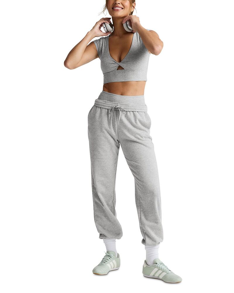 ビヨンドヨガ レディース トップス シャツ クロップド Beyond Yoga Get itwisted Cropped Top Silver Mist シルバー