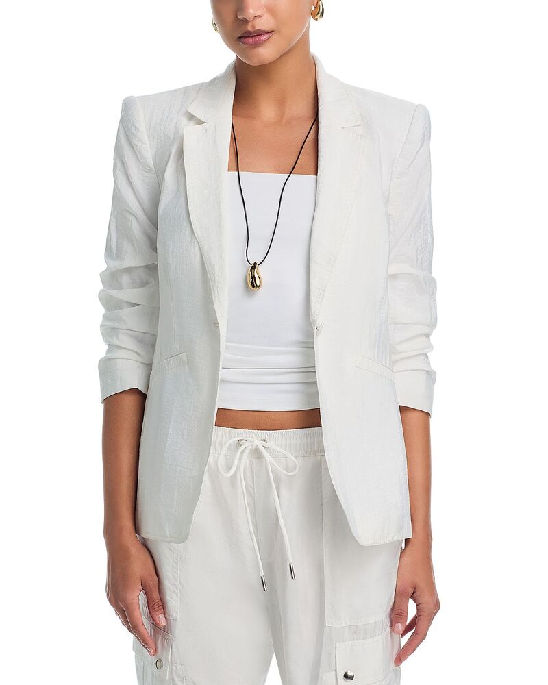 サンク ア セプト レディース アウター 上衣・上衣 スポーツジャケット Cinq ? Septumbled Woven Khloe Blazer White 白いこと コート・ジャケット-レディースファッション