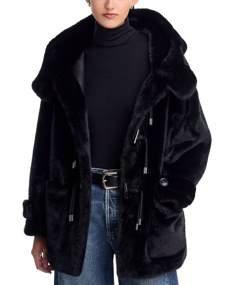 コビーハルペリン レディース アウター 厚地の外套 Kobi Halperin Rosie Coat Black 黒いこと