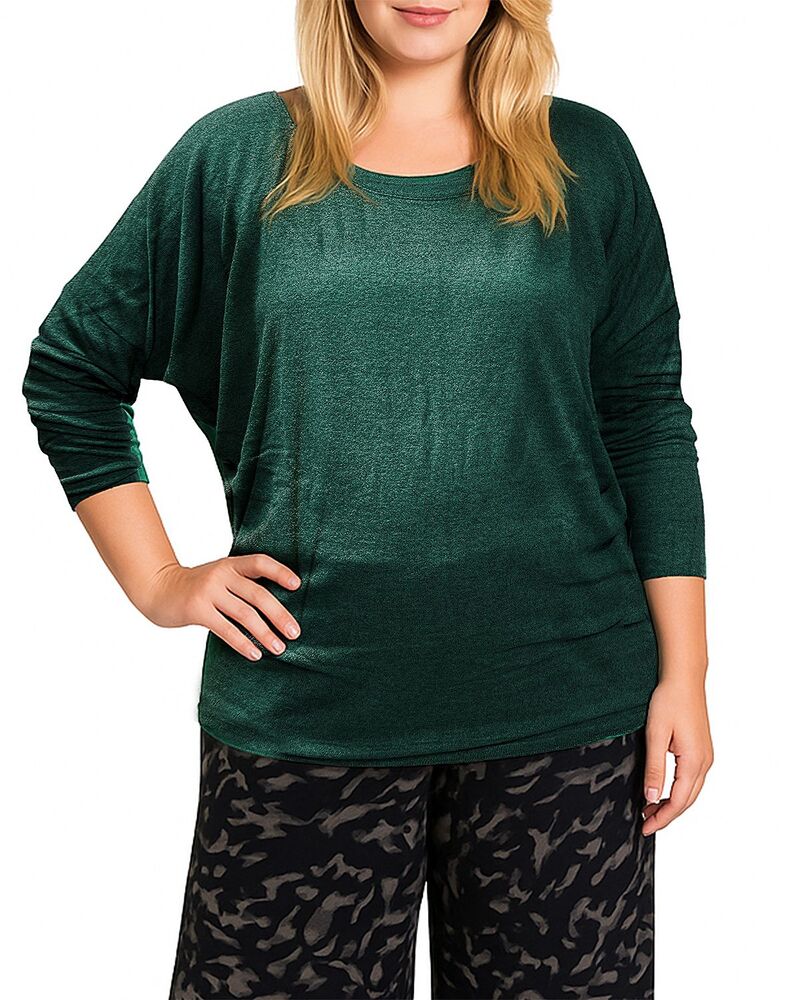 スタンダーズ アンド プラクティス レディース トップス シャツ standards & practices Batwing Sleeve Top Hunter Green グリーン