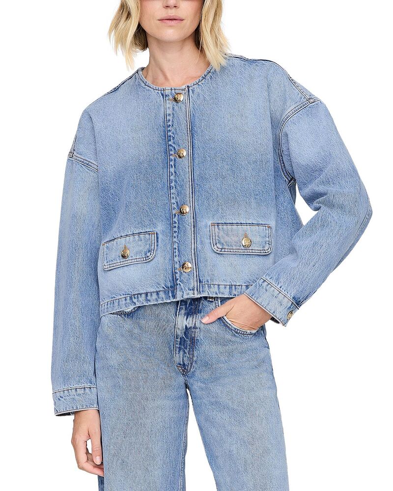 アニービン レディース アウター ジャケット・ブルゾン Anine Bing Blanche Jacket Washed Blue ブルー｜ReVida 店