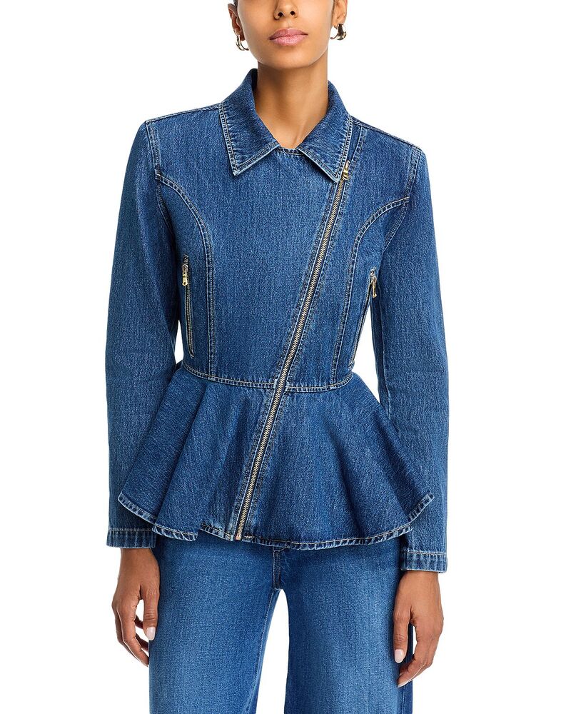ラジャンス レディース アウター ジャケット・ブルゾン L'AGENCE Moxie Peplum Biker Jacket Norton
