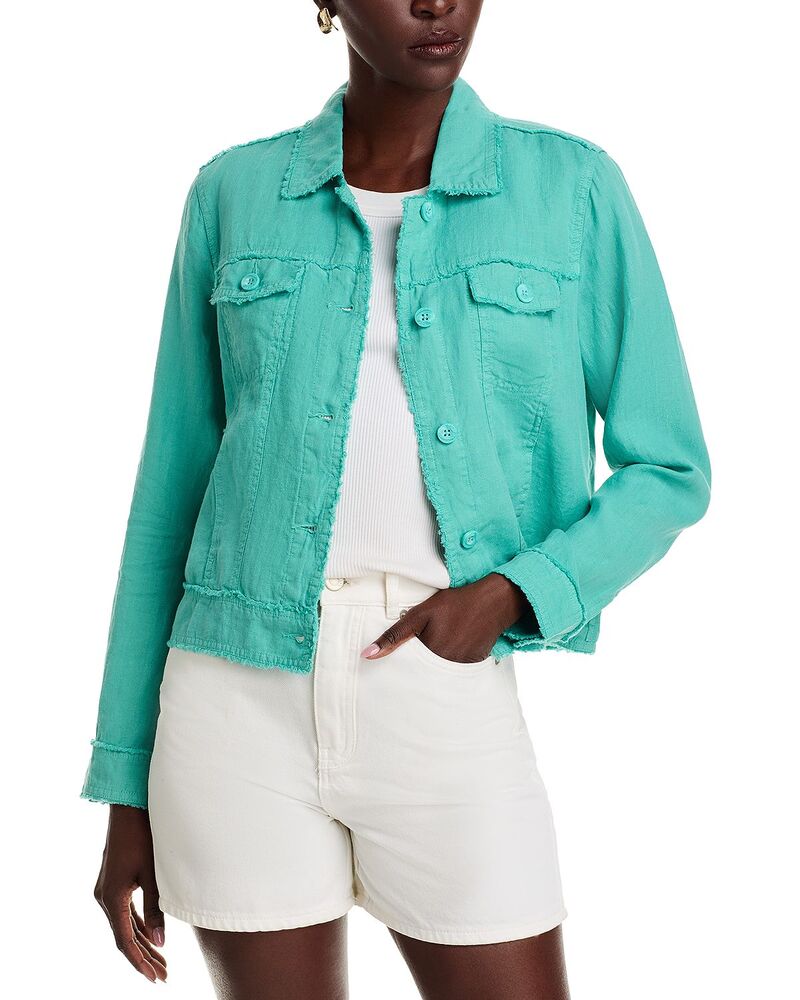 トッミーバハマ レディース アウター 上衣・上衣 リネン Tommy Bahama Two Palms Raw-Edge Linen Jacket Azul Mar