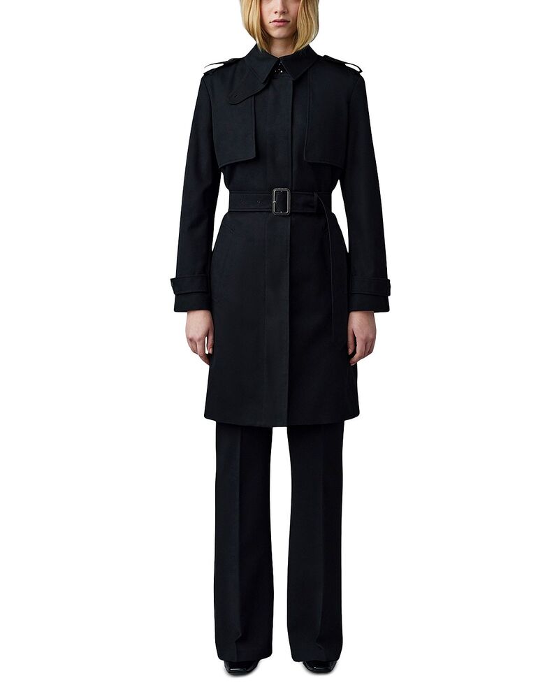マッカージュ レディース アウター コート Mackage Winn Trench Coat Black ブラック|ReVida 店