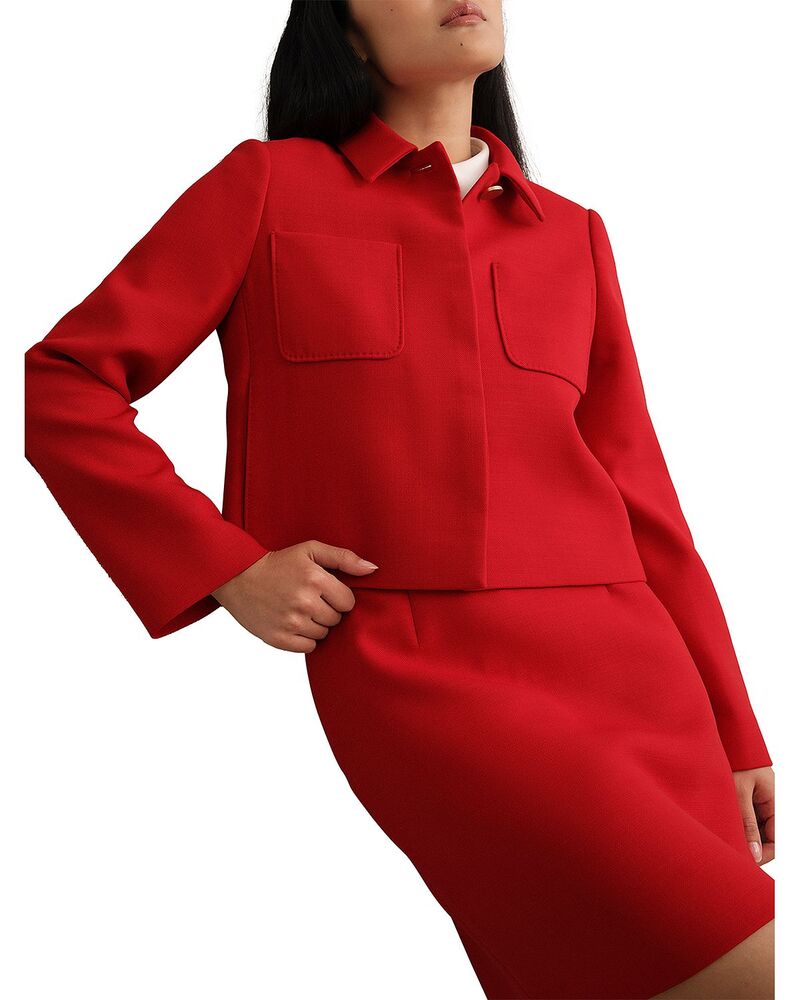 ホッブスロンドン レディース アウター ジャケット・ブルゾン HOBBS LONDONessie Jacket Peppered レッド