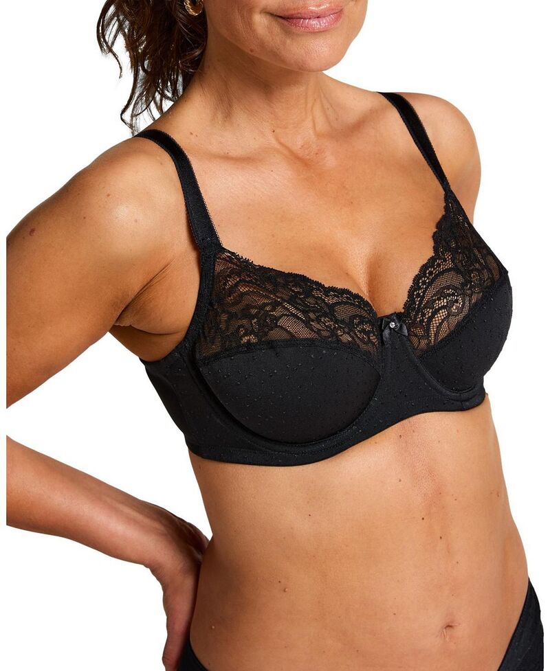 フンクミュラー レディース アンダーウェア ブラジャー Hunkem?ller Sophie Non-Padded Underwired Bra Black ブラック